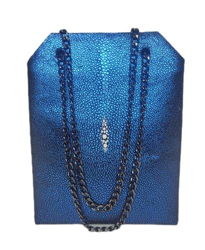 Messenger bag with cross body chain
